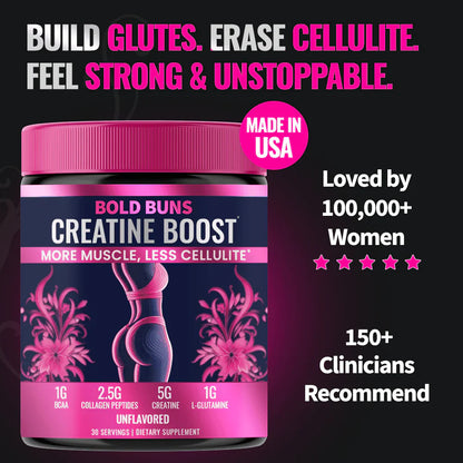 #1 Creatine for Women – Build Lean Muscle, Destroy Cellulite